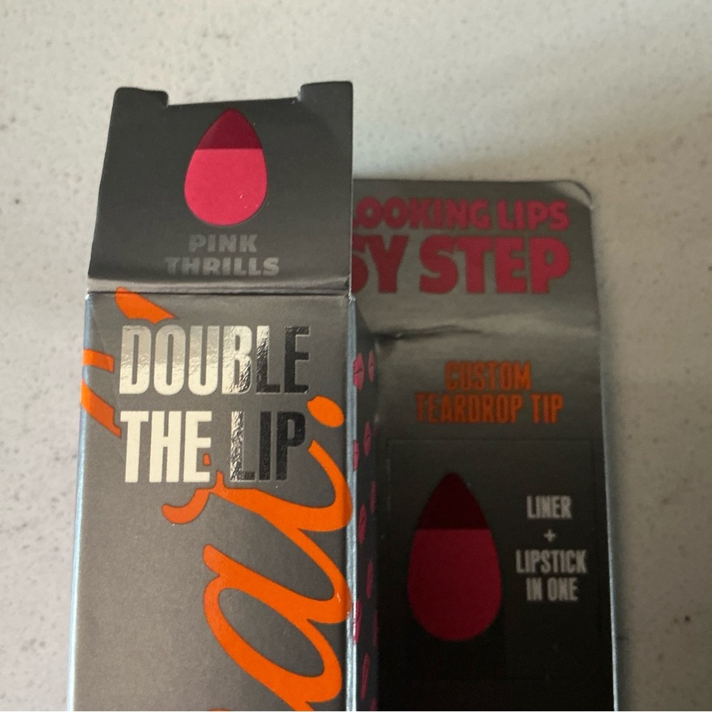 Benefits cosmetics they’re real double the lip Pink thrills 0.05 oz - Picture 7 of 7